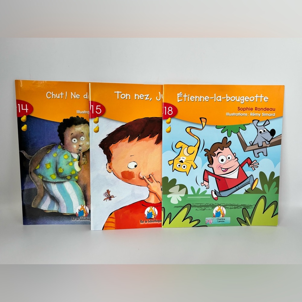 FRENCH 15 Early Readers Books Rat de Bibliothèque Levels 1-2 livres enfants - Picture 6 of 8